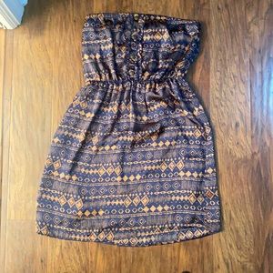 3/$30: Navy & Copper strapless sun-dress